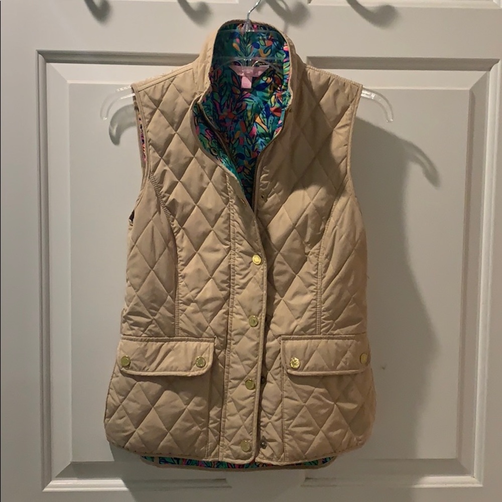 Lily Pulitzer lined vest